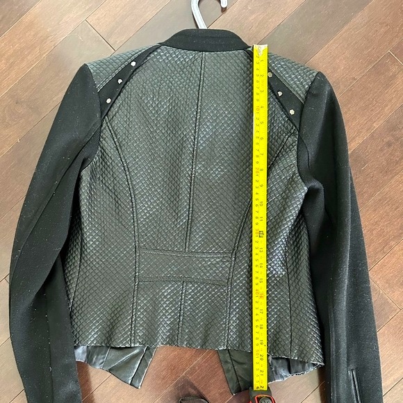 Guess Women’s Faux Leather Jacket - Black - Size S - Picture 4 of 14